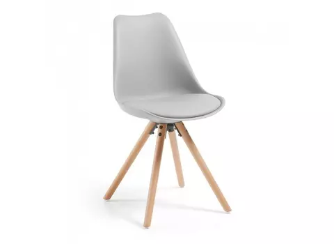 Комплект стульев lars (la forma) серый 48x81x56 см.