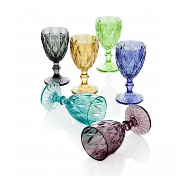 Комплект винных фужеров маркиз (6 штук) (object desire) мультиколор 16 см.