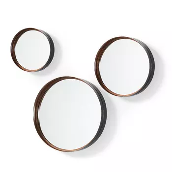 Комплект зеркал rem (3 шт) (la forma) черный