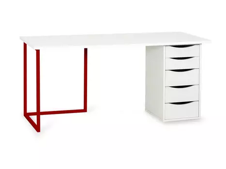 Композиция board 180х70 (ogogo) белый 180x74x70 см.