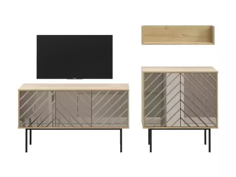Композиция boho 1 (ogogo) бежевый 208x90x40 см.