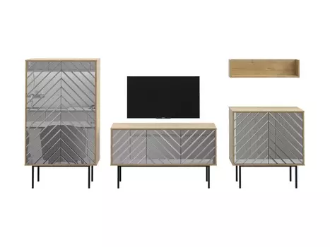Композиция boho 2 (ogogo) серый 292x150x40 см.