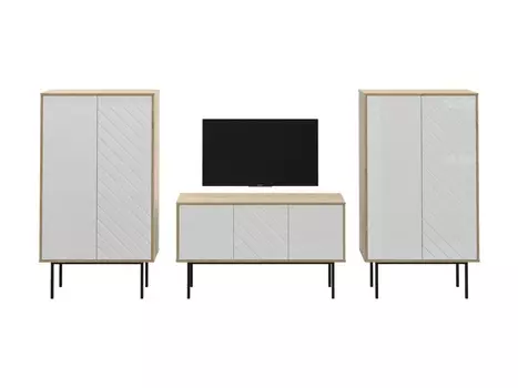 Композиция boho 3 (ogogo) белый 292x150x40 см.