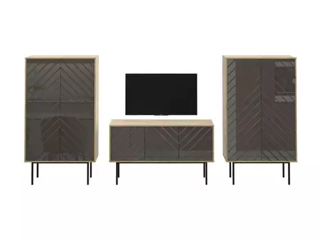Композиция boho 3 (ogogo) черный 292x150x40 см.