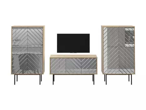 Композиция boho 3 (ogogo) серебристый 292x150x40 см.