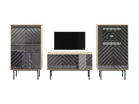 Композиция boho 3 (ogogo) серый 292x150x40 см.