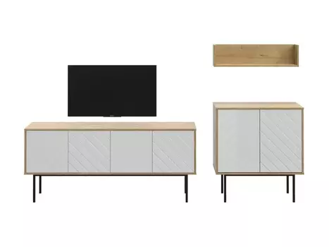 Композиция boho 4 (ogogo) белый 248x90x40 см.