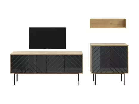 Композиция boho 4 (ogogo) черный 248x90x40 см.