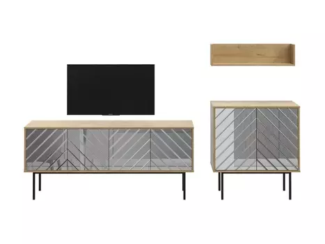 Композиция boho 4 (ogogo) серый 248x90x40 см.