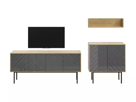 Композиция boho 4 (ogogo) серый 248x90x40 см.