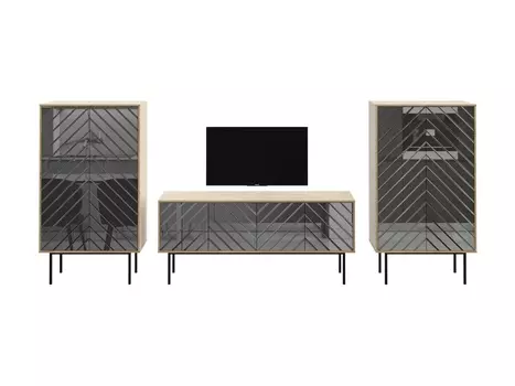 Композиция boho 5 (ogogo) черный 332x150x40 см.