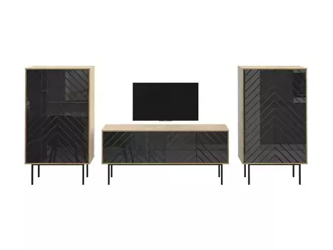 Композиция boho 5 (ogogo) черный 332x150x40 см.