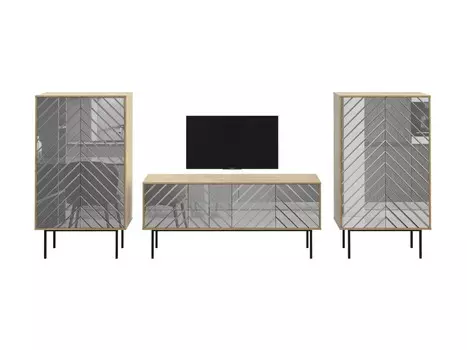 Композиция boho 5 (ogogo) серый 332x150x40 см.