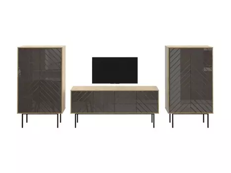 Композиция boho 5 (ogogo) серый 332x150x40 см.