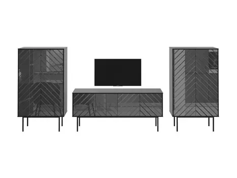 Композиция boho 5 (ogogo) серый 332x150x40 см.