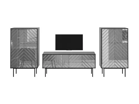 Композиция boho 5 (ogogo) серый 332x150x40 см.