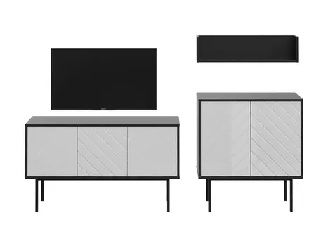 Композиция boho (ogogo) белый 208x91x40 см.