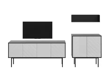 Композиция boho (ogogo) белый 248x91x40 см.