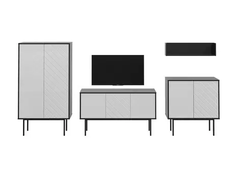 Композиция boho (ogogo) белый 292x150x40 см.