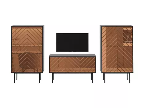 Композиция boho (ogogo) коричневый 292x150x40 см.