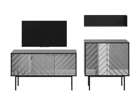 Композиция boho (ogogo) серебристый 208x91x40 см.