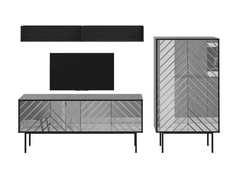 Композиция boho (ogogo) серебристый 248x150x40 см.