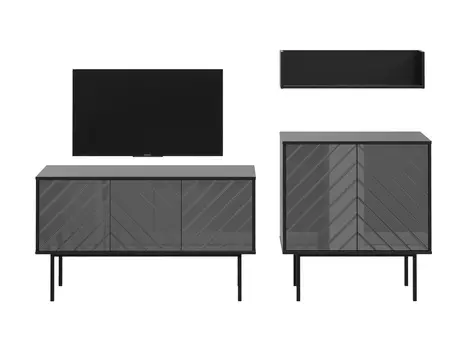 Композиция boho (ogogo) серый 208x91x40 см.