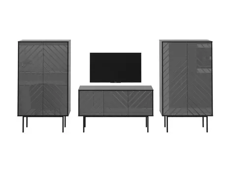 Композиция boho (ogogo) серый 292x150x40 см.