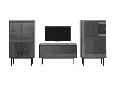 Композиция boho (ogogo) серый 292x150x40 см.