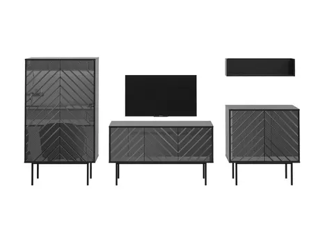 Композиция boho (ogogo) серый 292x150x40 см.