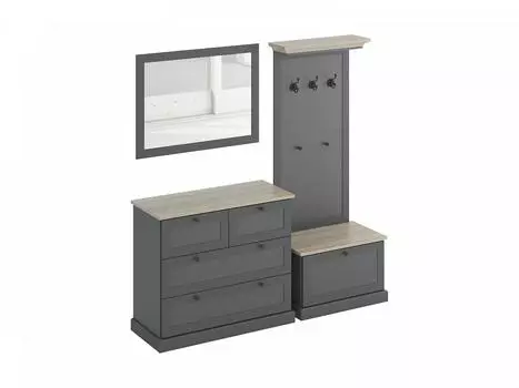 Композиция caprio (ogogo) серый 180x190x46 см.