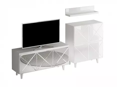 Композиция kristal 1 (ogogo) белый 242x165x44 см.