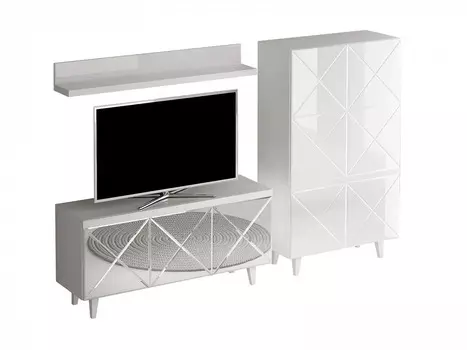Композиция kristal 2 (ogogo) белый 242x165x44 см.