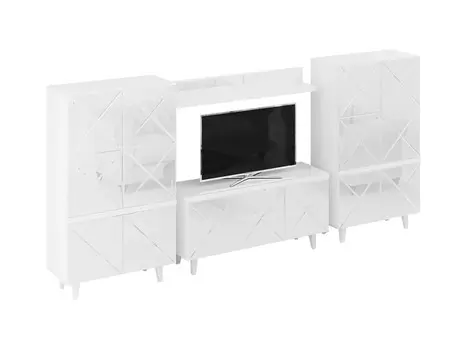 Композиция kristal 3 (ogogo) белый 339x165x44 см.