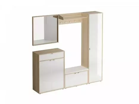 Композиция latte (ogogo) бежевый 194x190x37 см.