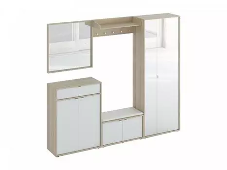 Композиция latte (ogogo) бежевый 217x190x37 см.