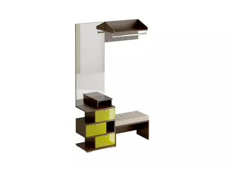 Композиция next (ogogo) зеленый 126x220x40 см.