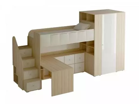 Композиция play (ogogo) коричневый 405x224x180 см.