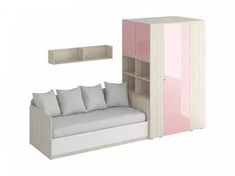 Композиция play (ogogo) розовый 254x225x140 см.