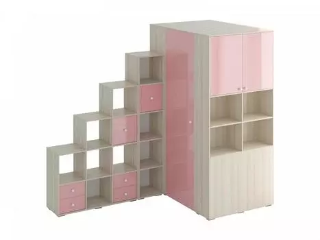 Композиция play (ogogo) розовый 265x180x113 см.