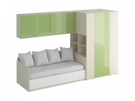 Композиция play (ogogo) зеленый 348x225x102 см.