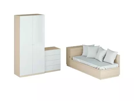 Композиция uno (ogogo) белый 233x244 см.