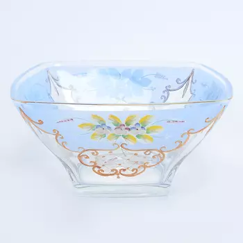 Конфетница bohemia uhlir (bohemia) голубой