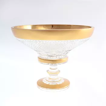 Конфетница crystal heart (crystal heart) золотой