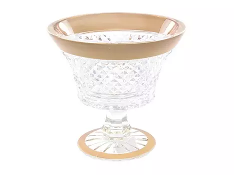 Конфетница яхами (bohemia) прозрачный 12 см.
