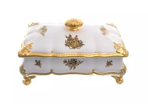 Конфетница с крышкой bruno costenaro (bruno costenaro) белый