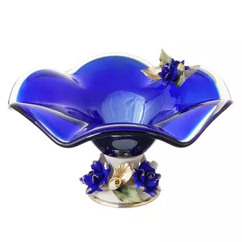 Конфетница white cristal (white cristal) синий