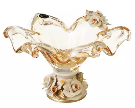 Конфетница white cristal (white cristal) желтый