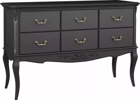 Консоль black wood n6 (la neige) черный 156.0x52.0x96.5 см.