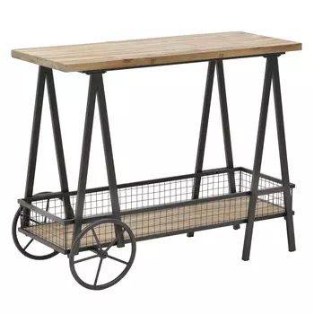 Консоль ciney (to4rooms) коричневый 100x80x40 см.